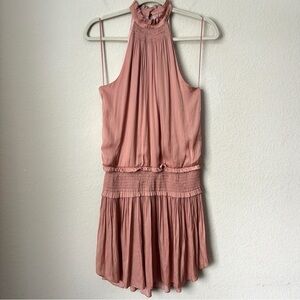 Blue Life Dusty Rose Halter Mini Dress